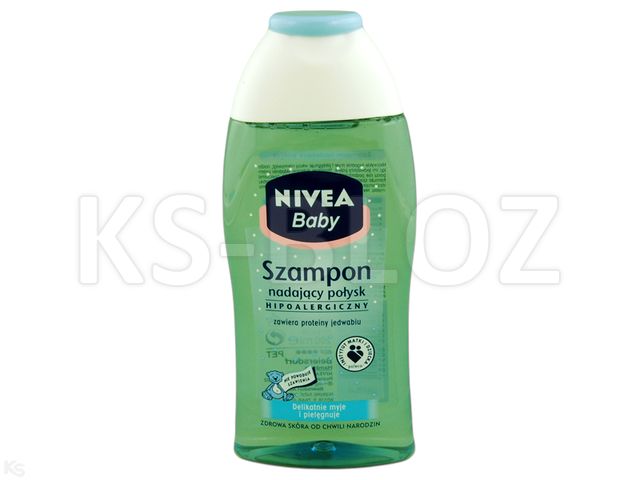 nivea baby szampon nadający połysk z proteinami jedwabiu