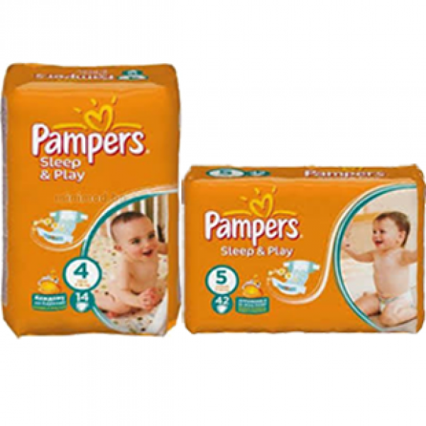 pampers leeps and play