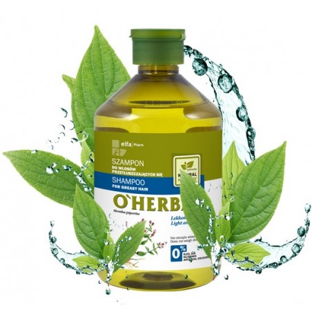 oherbal szampon mięta pieprzowa