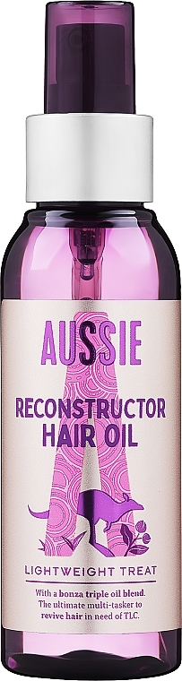 aussie 4 miracle oil reconstructor lekki olejek do włosów zniszczonych