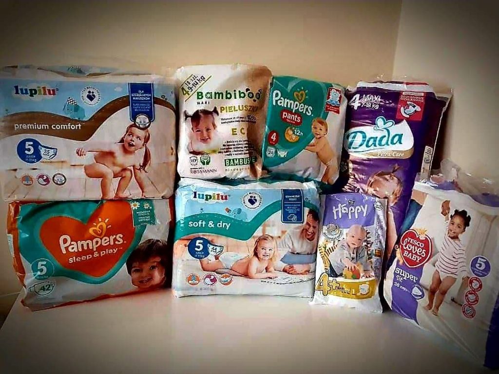 test pampersów pampers i dada