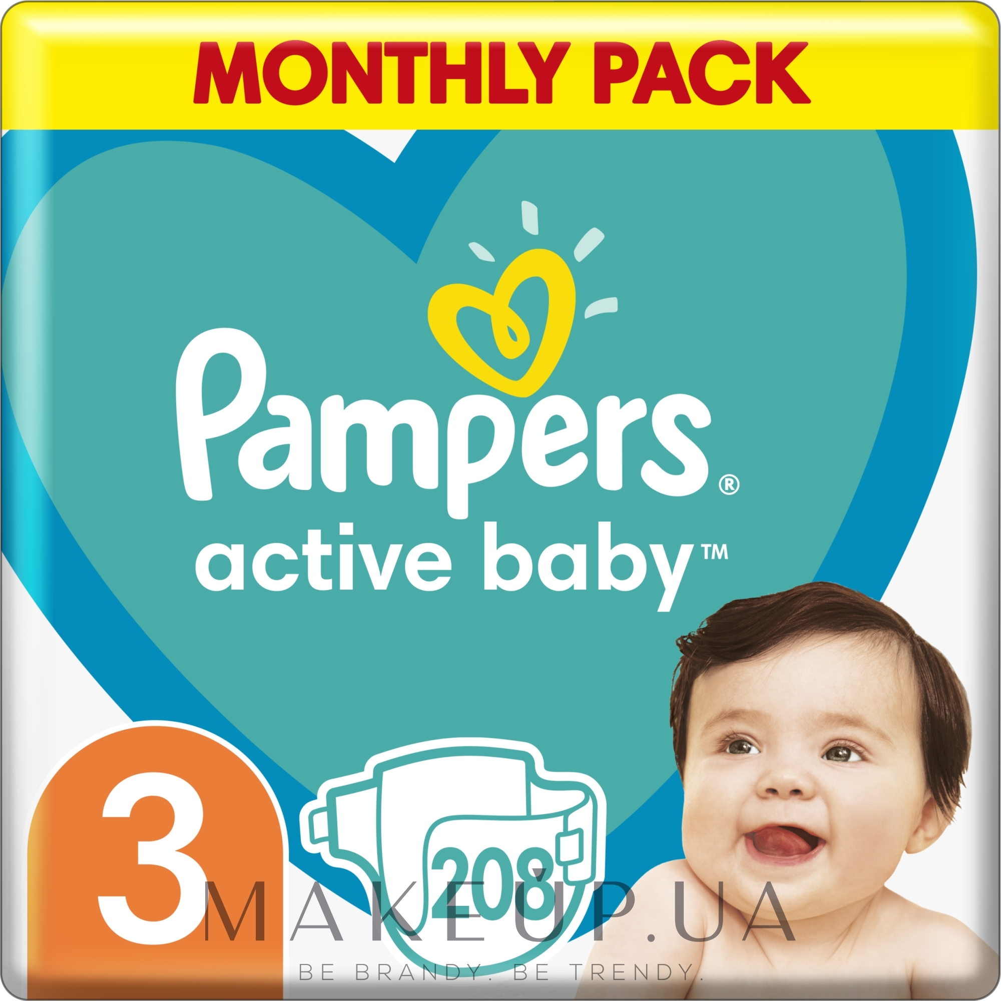 pampers active baby 3 midi 208