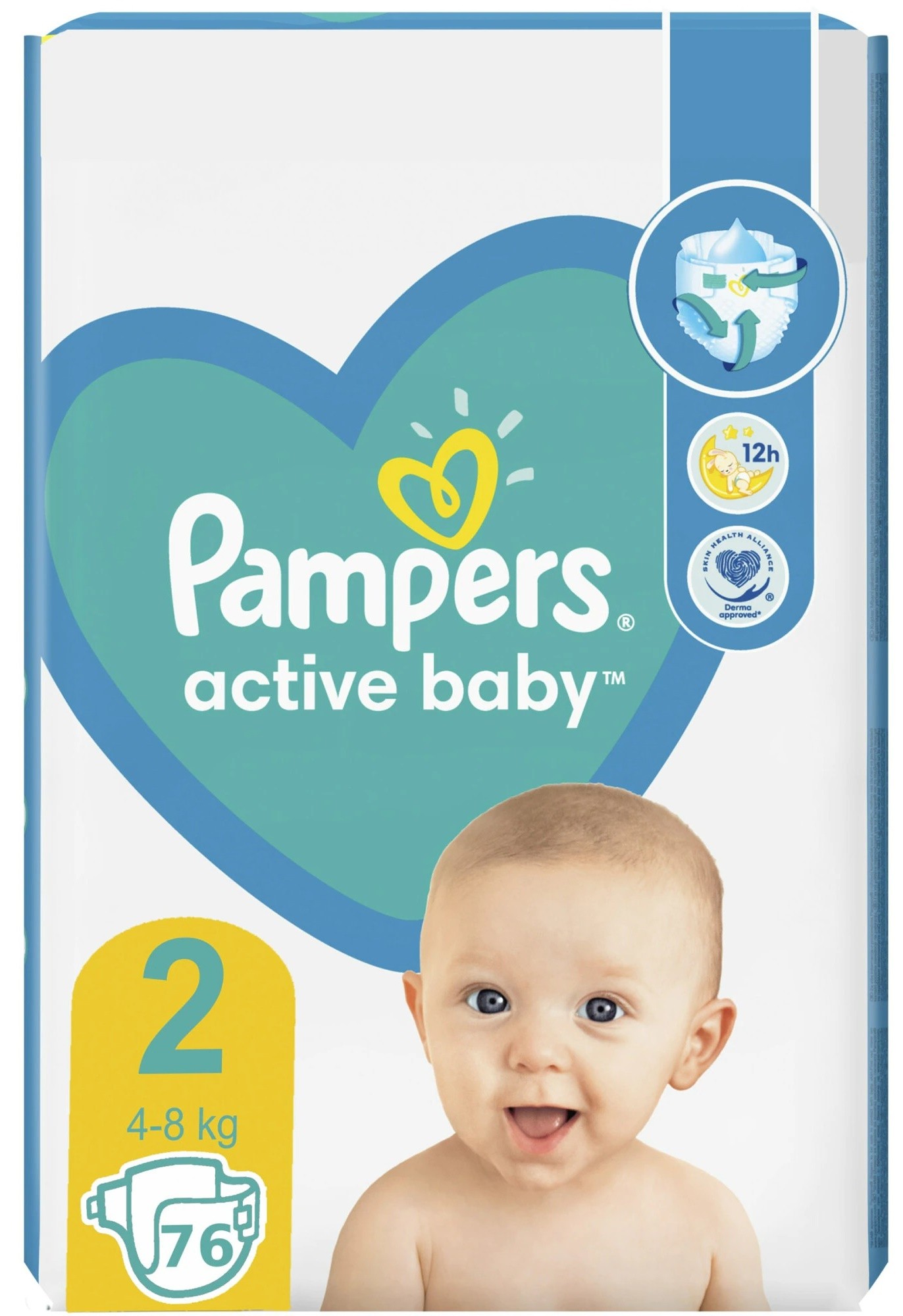 pampers 2 76 szt