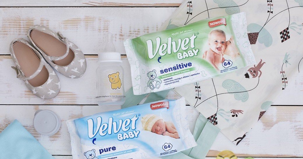 hipoalergiczne chusteczki nawilżane velvet baby sensitive