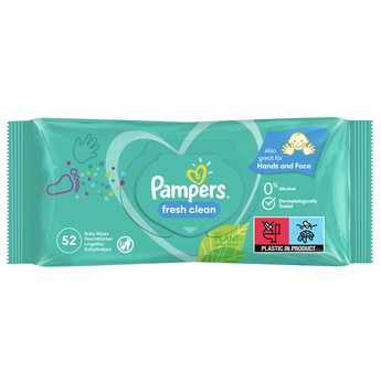 pampers chusteczki fresh clean 52szt