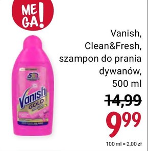 vanish szampon do dywanow rossmann