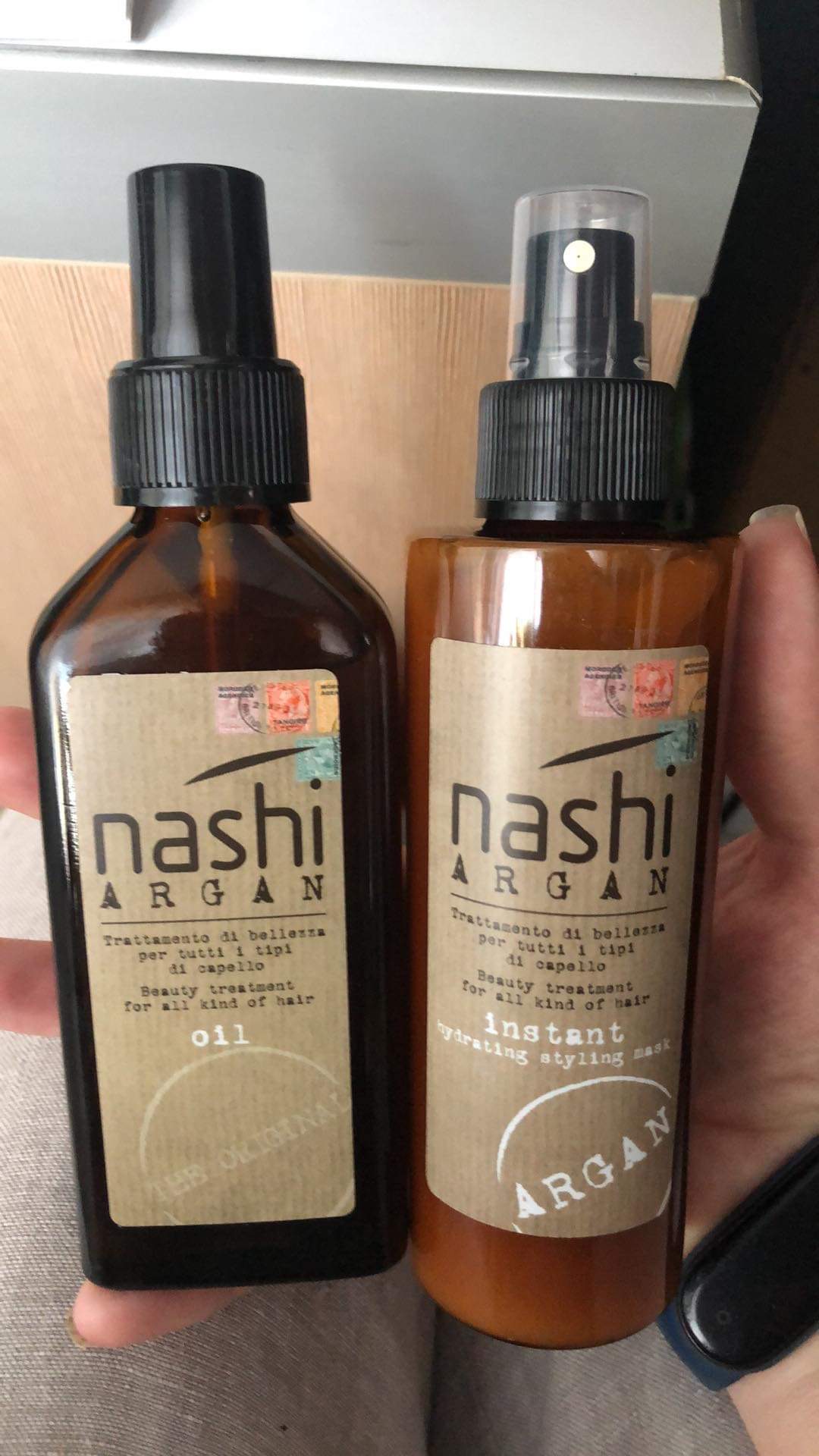 nashi argan olejek do włosów