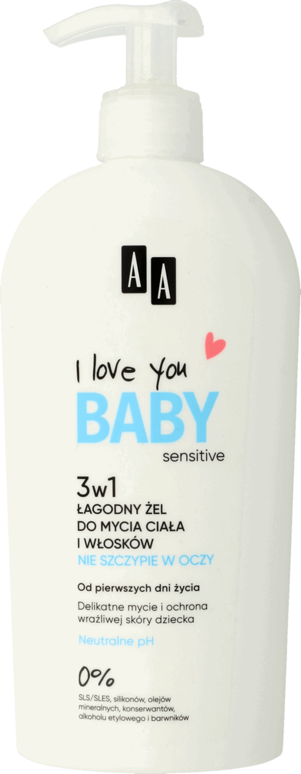 aa i love you baby łagodny szampon kwc
