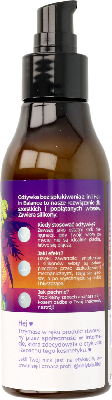 odżywka do włosów bez zapachu