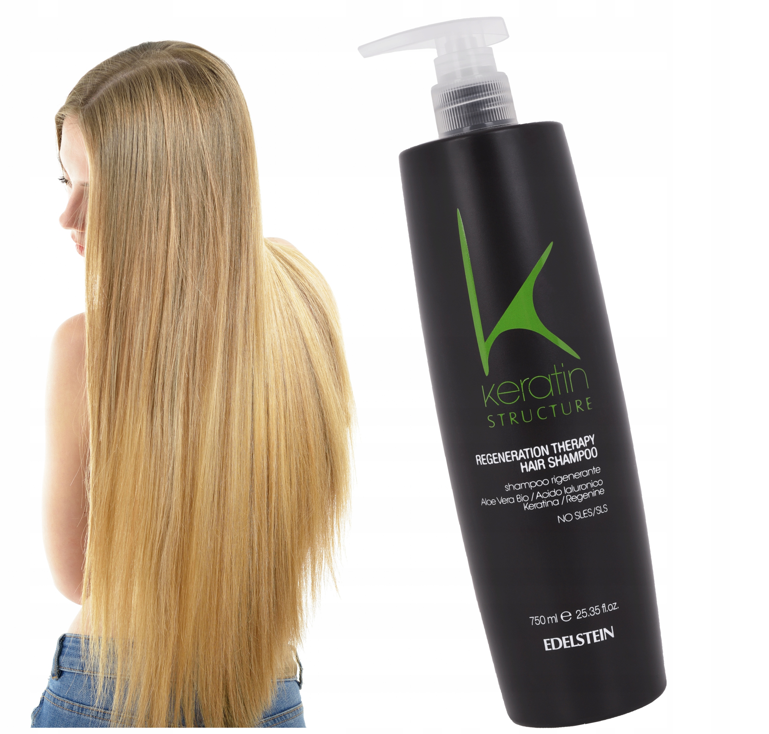 keratin szampon bez sls po zabiegach chemicznych