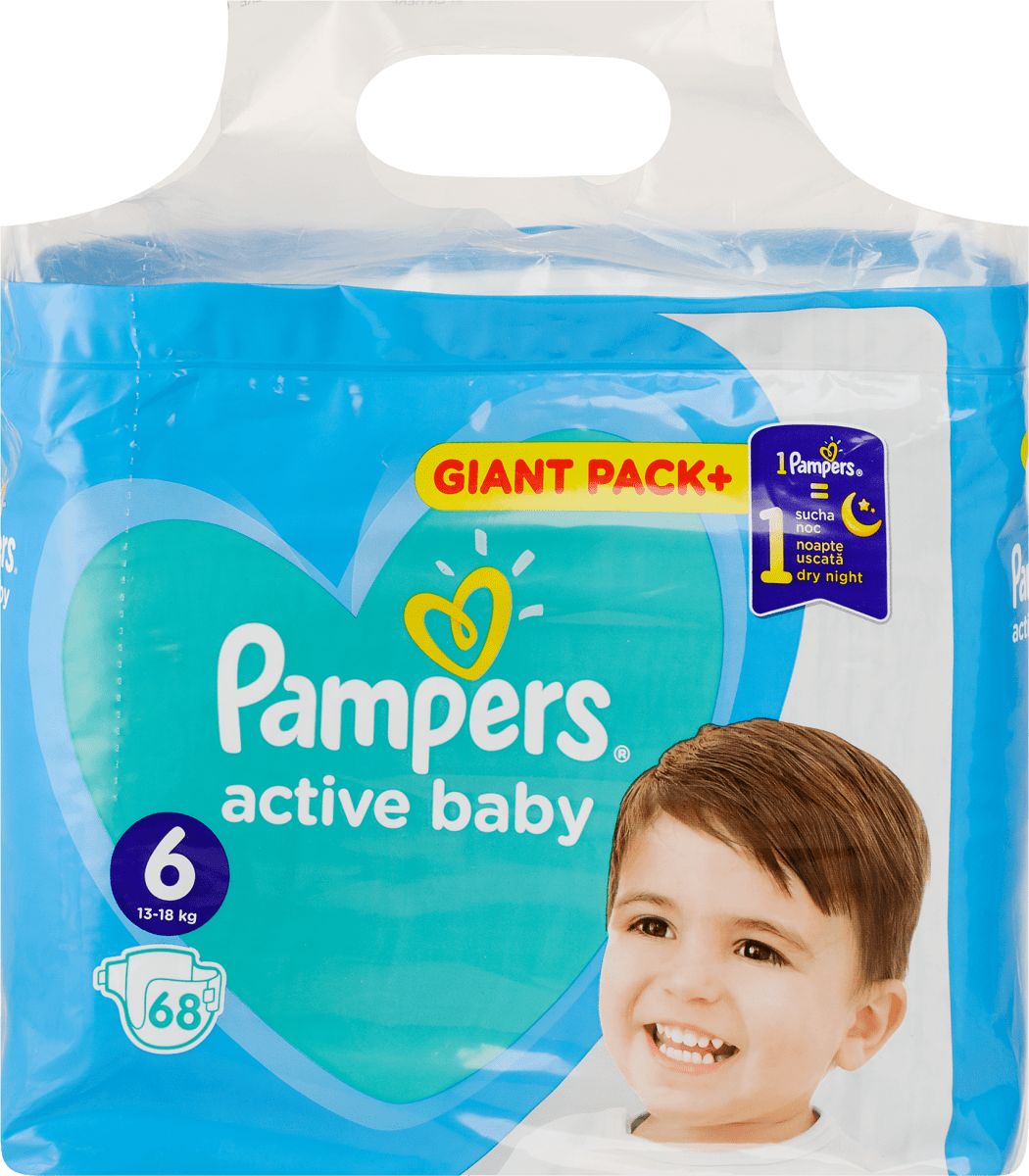 pampers s 6 68 szt