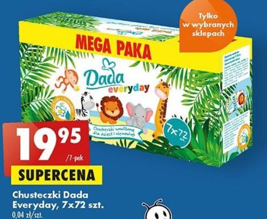 chusteczki nawilżane dada promocja