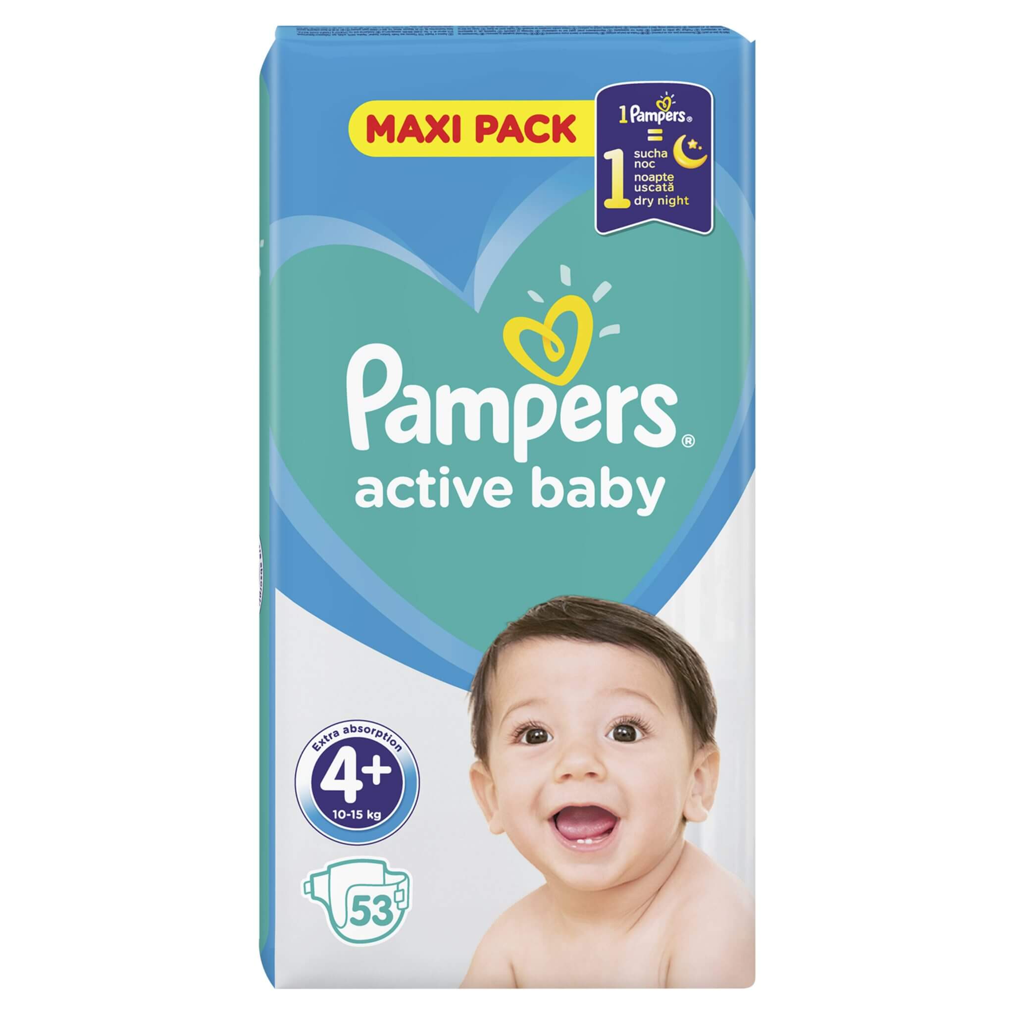 pampers active baby dry 53