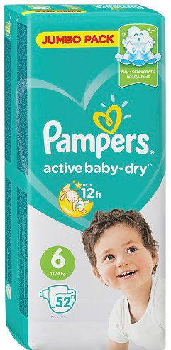 activ baby dry pampers