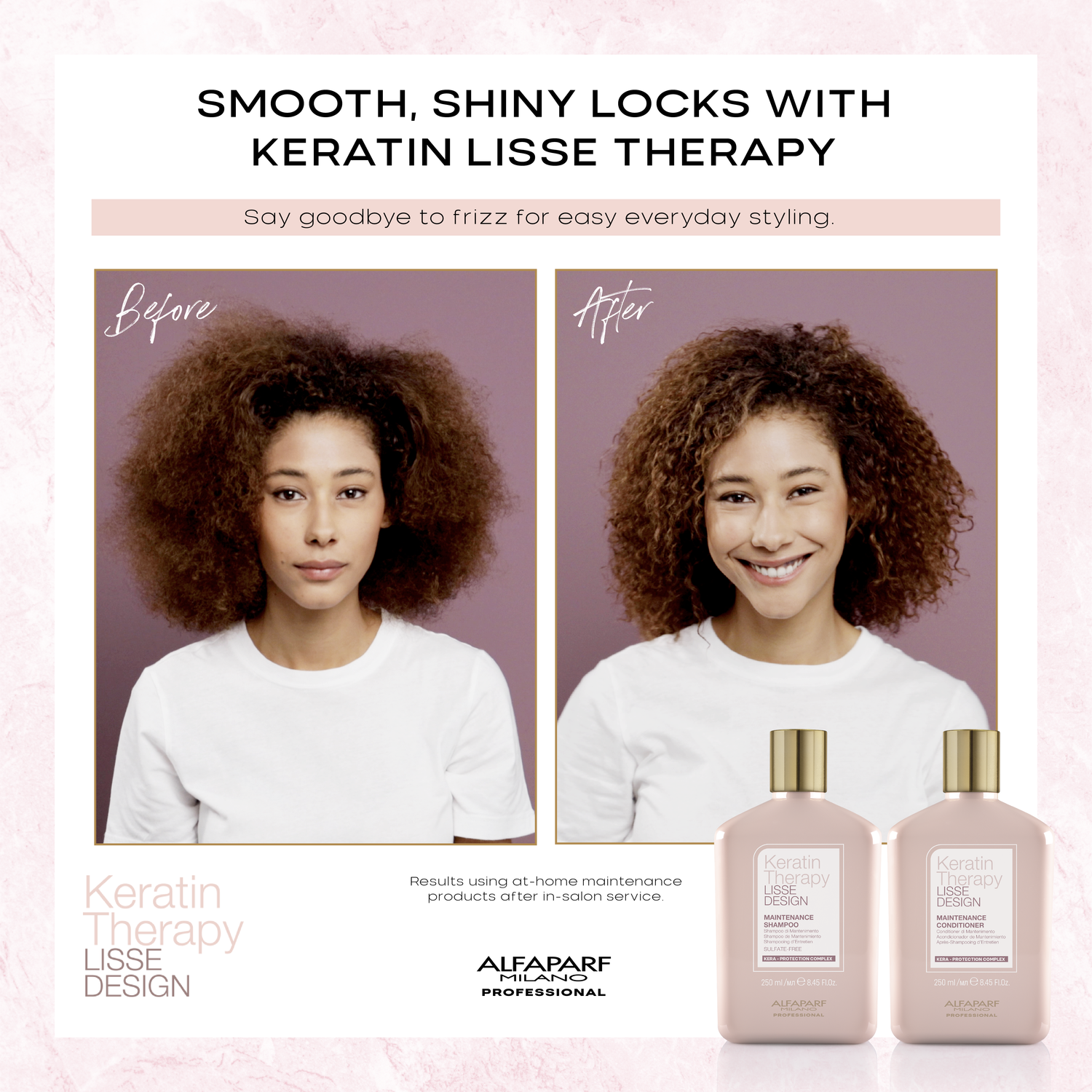 alfaparf milano keratin therapy lisse design szampon