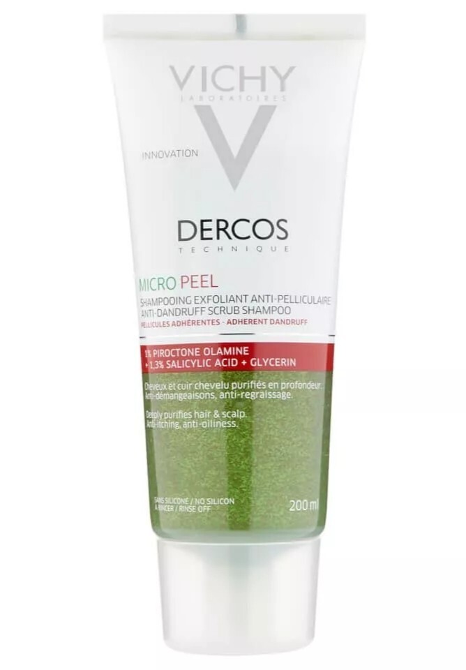 allegro vichy dercos micropeel przeciwłupieżowy szampon peelingujący