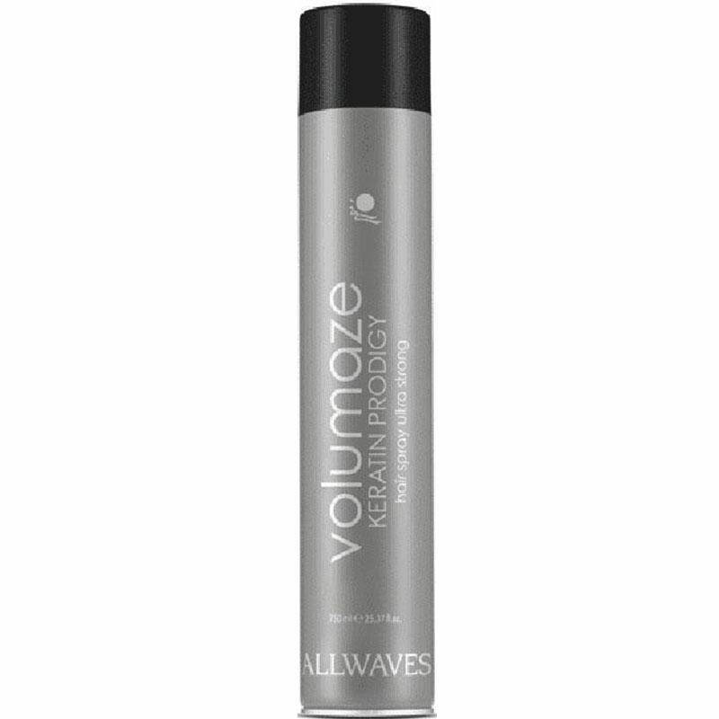 allwaves hair spray mocno utrwalający lakier do włosów 750ml