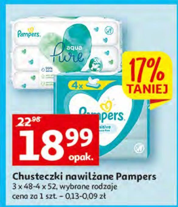 auchan chusteczki pampers