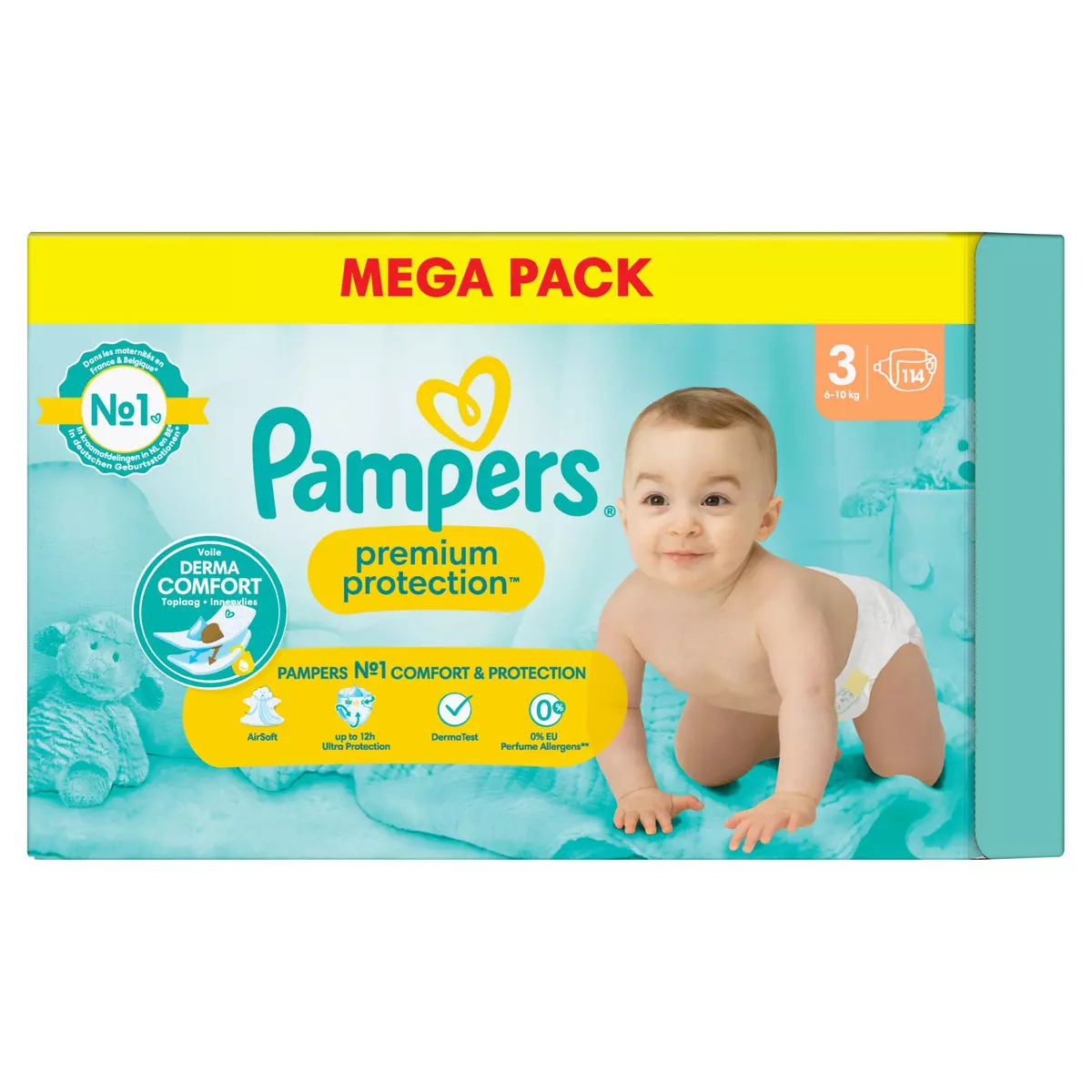 auchan pampers premium 3