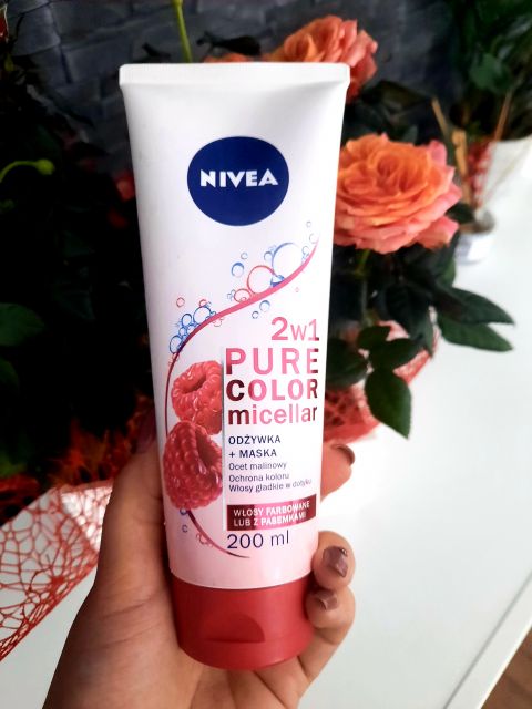 nivea odżywka maska do włosów pure color micellar