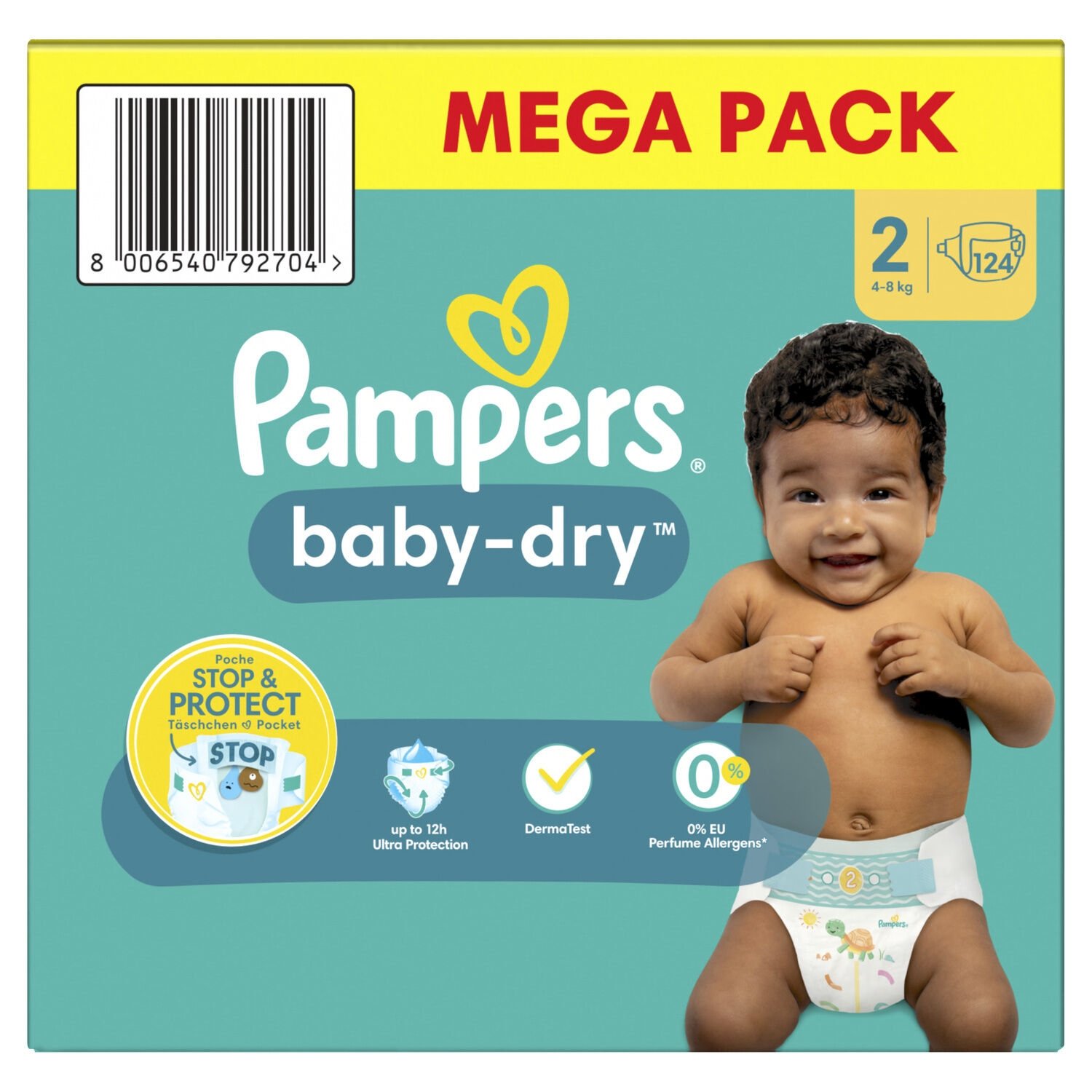 pampers taille 2