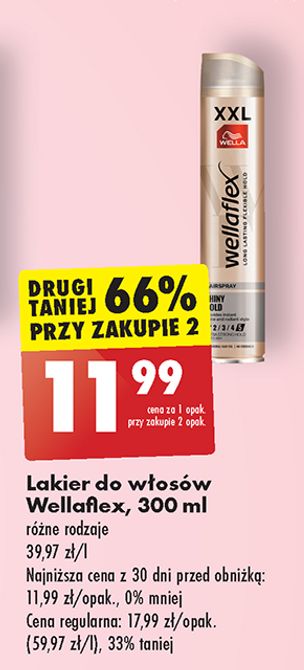 lakier do włosów wellaflex biedronka