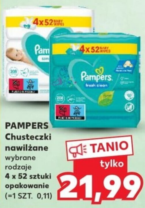 chusteczki nawilżane pampers rodzaje