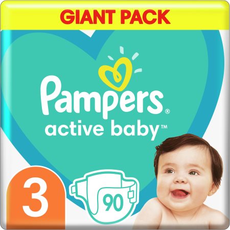 pampers active baby dry 3 120szt