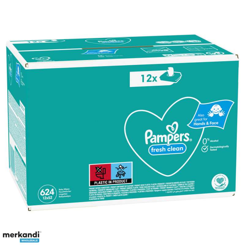 pampers fresh clean 12x