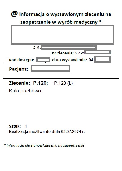 nowy wzór wniosku na pieluchomajtki 2019 od lipca