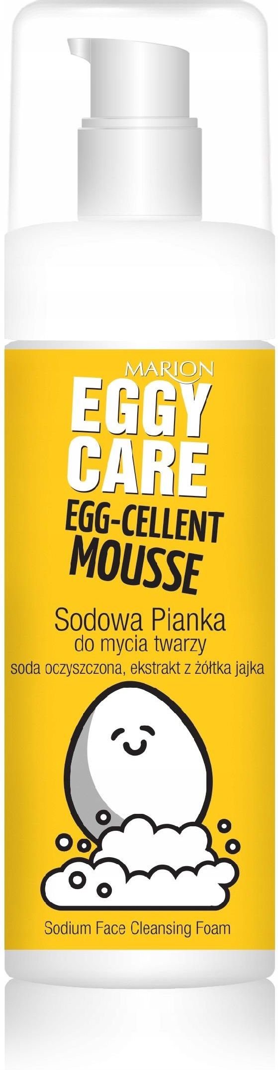 marion egg care egg-cellent mousse sodowa pianka do mycia twarzy