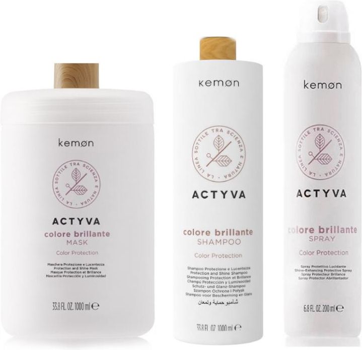 kemon actyva colore brillante szampon 1000ml ceneo