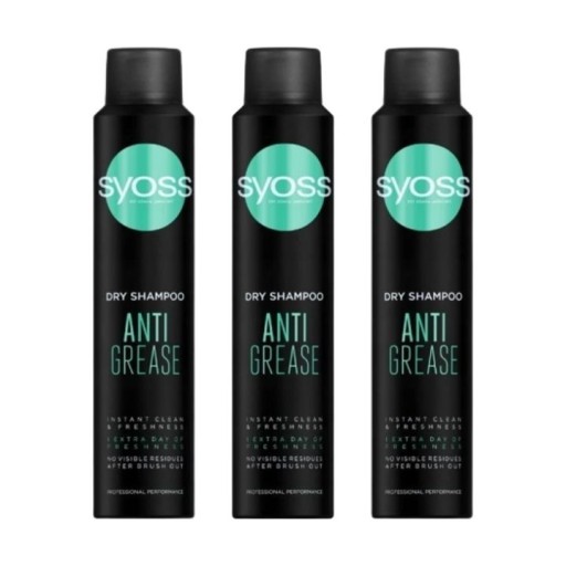 suchy szampon syoss anti-grease 200 ml