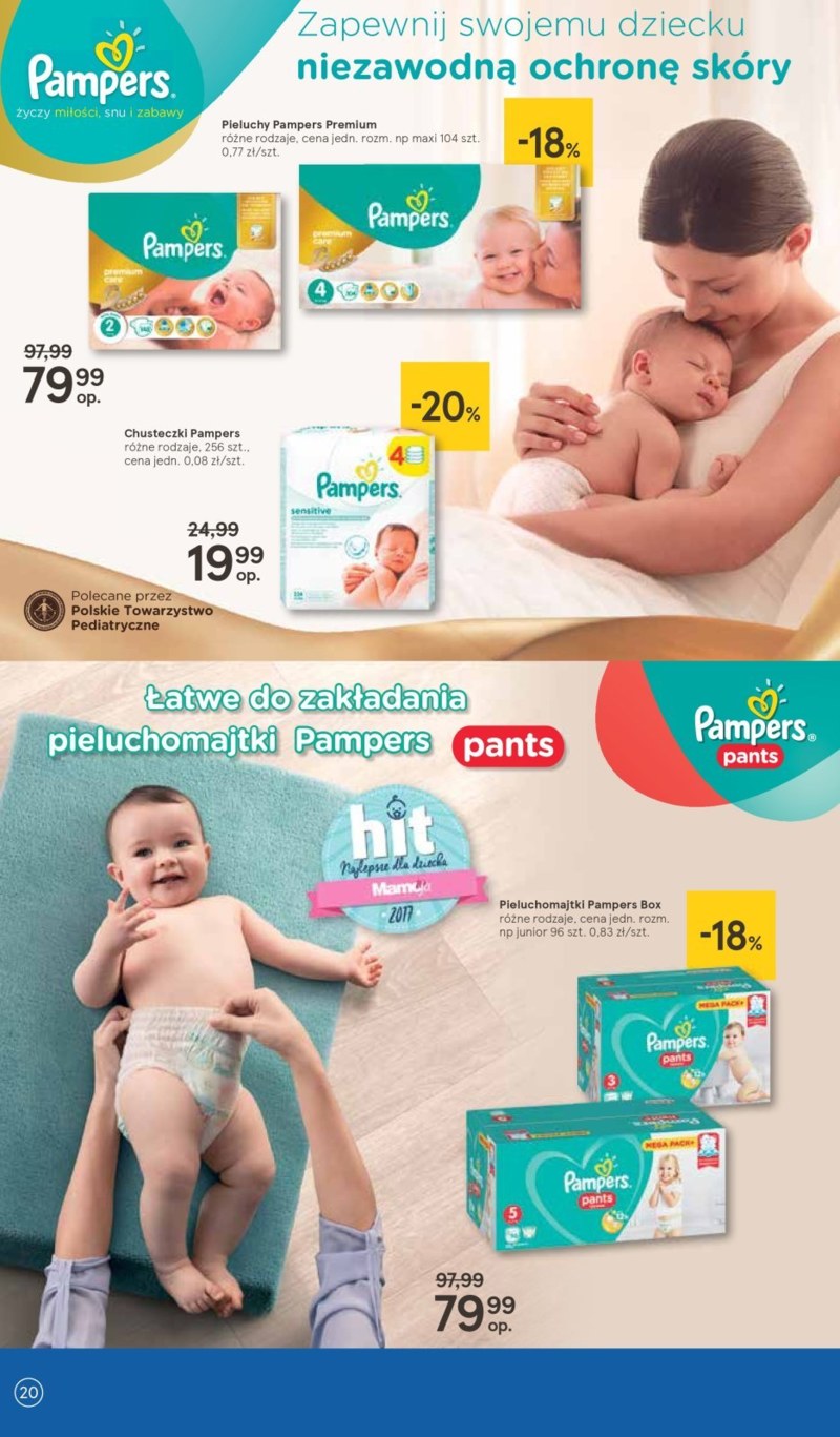 pampers chusteczki tesco