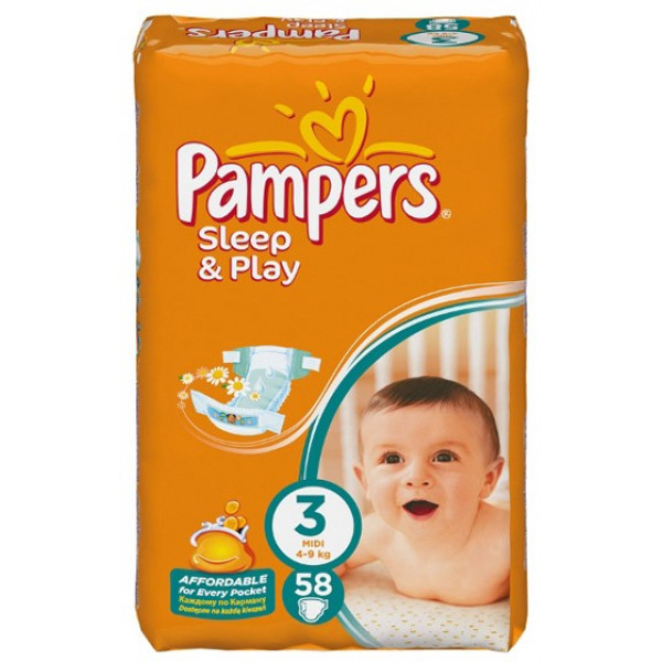 pampers leeps and play