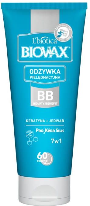 l biotica biovax bb beauty benefit odżywka do włosów ciemnych