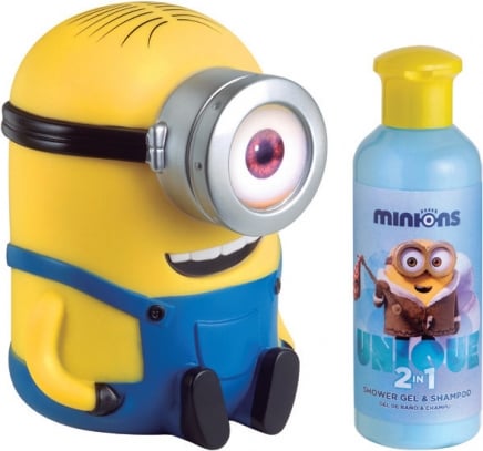 zestaw szampon i żel pod prysznic minionki