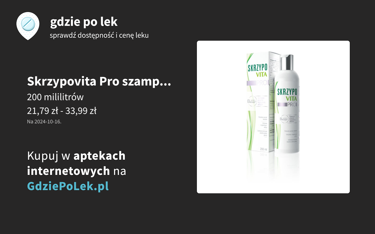 skrzypovita szampon apteka gemini cena