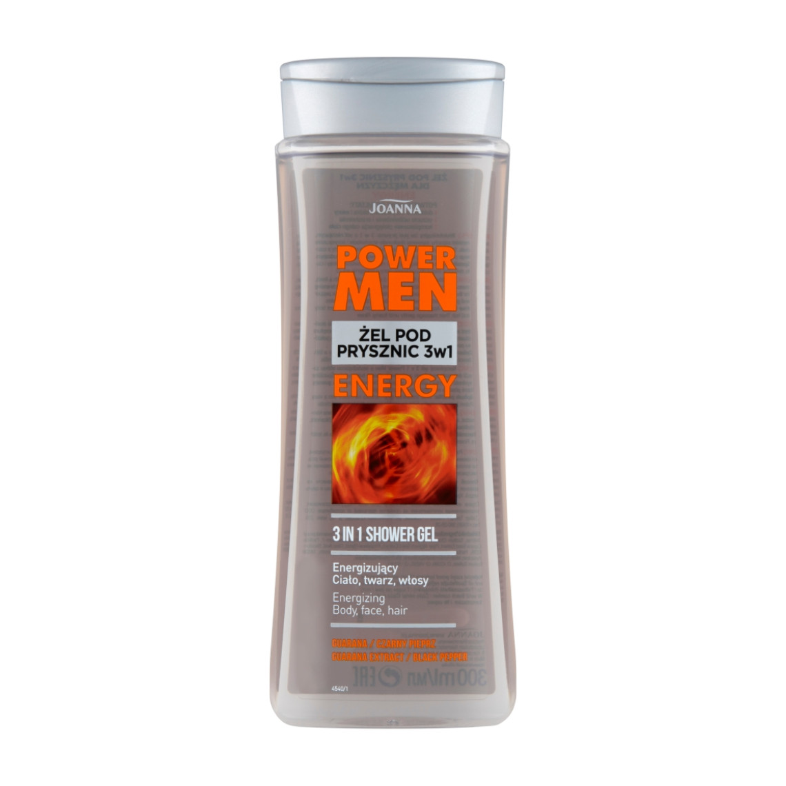 joanna power men szampon-żel pod prysznic 3w1 300 ml skłąd