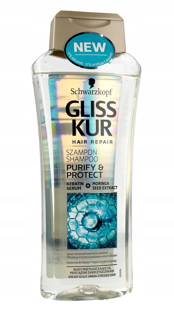 gliss kur hair repair szampon purify protect