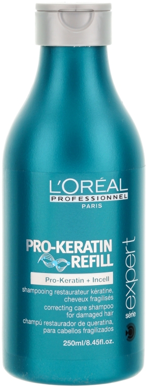 loreal pro-keratin refill odbudowujący szampon do włosów opinie