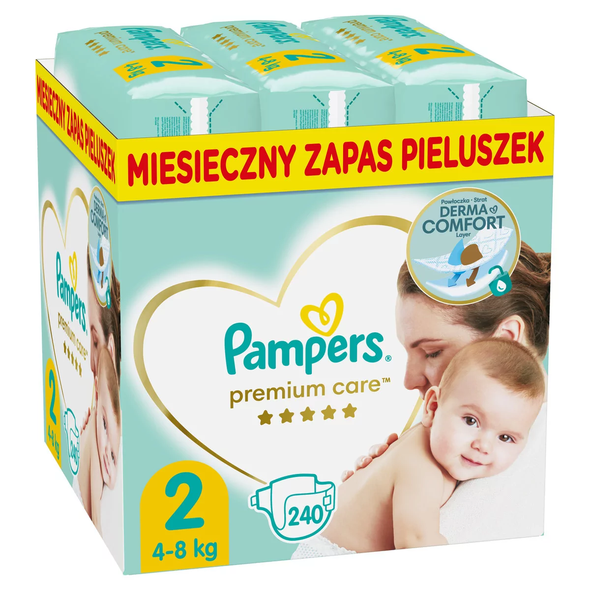 pampers 2 240 szt zapas na miesiąc