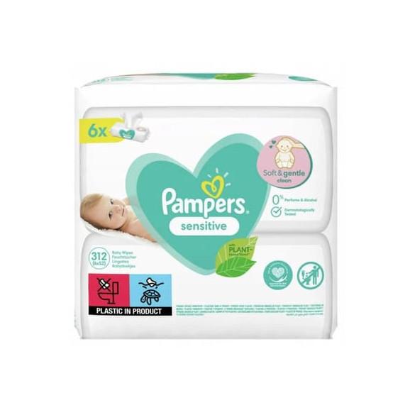 pampers sensitive chusteczki 6