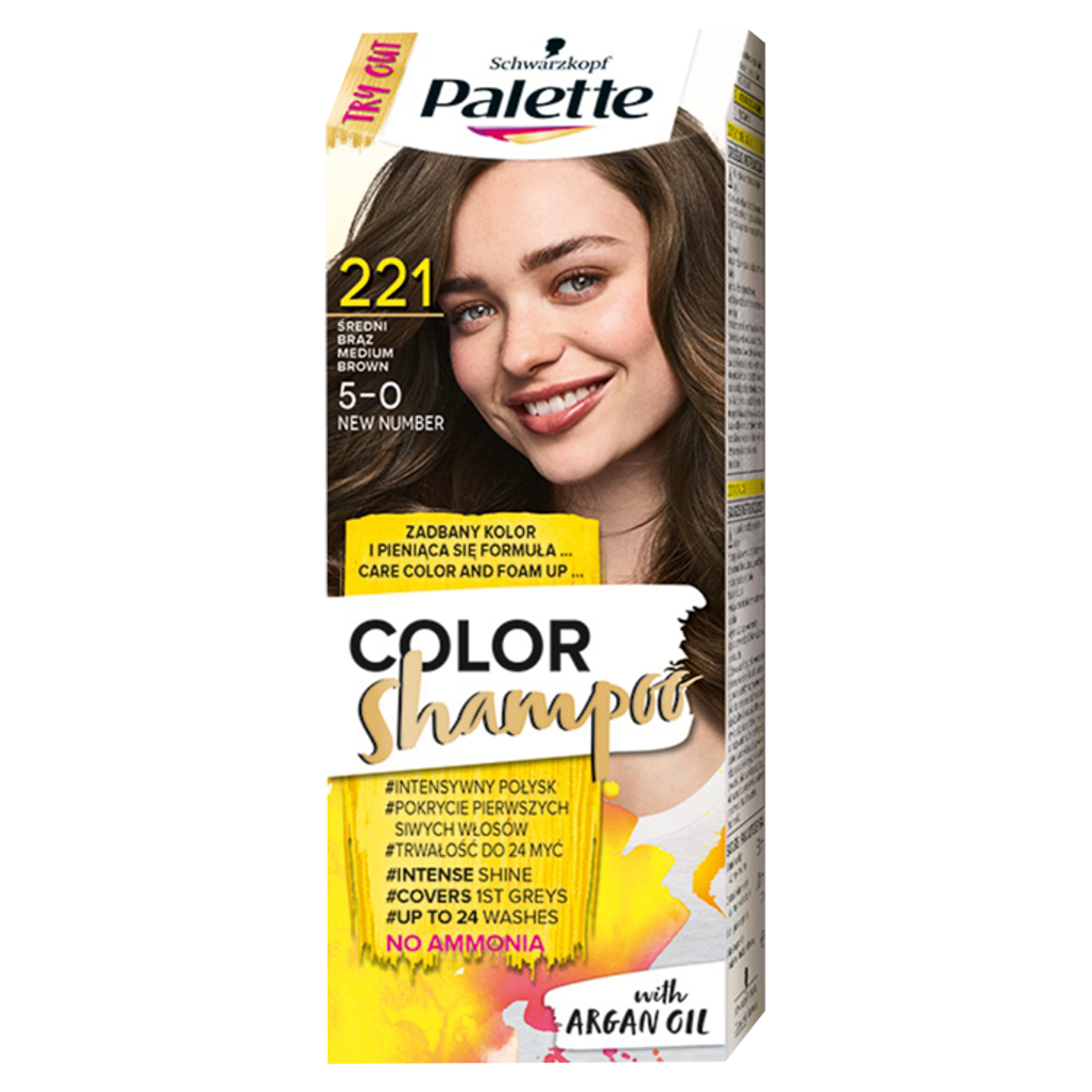 palette color shampoo szampon koloryzujący do włosów