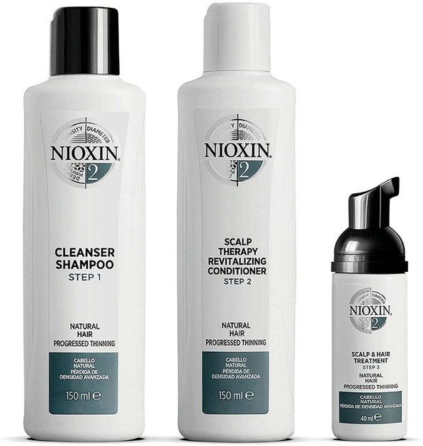 nioxin system 2 szampon 150 ml i odżywka nioxin