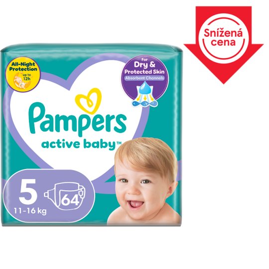 tesco pampers active baby 5