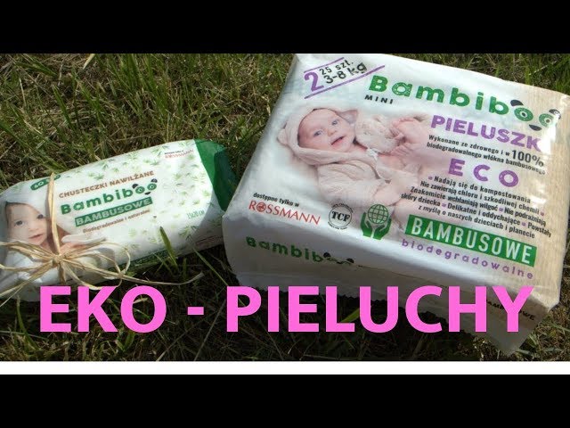 bambusowe biodegradowalne pieluchy