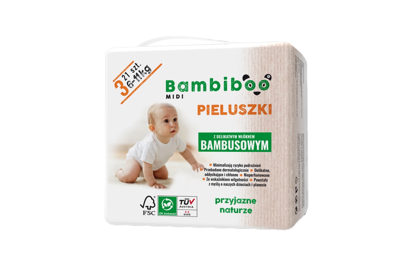 bambusowe pieluszki jednorazowe