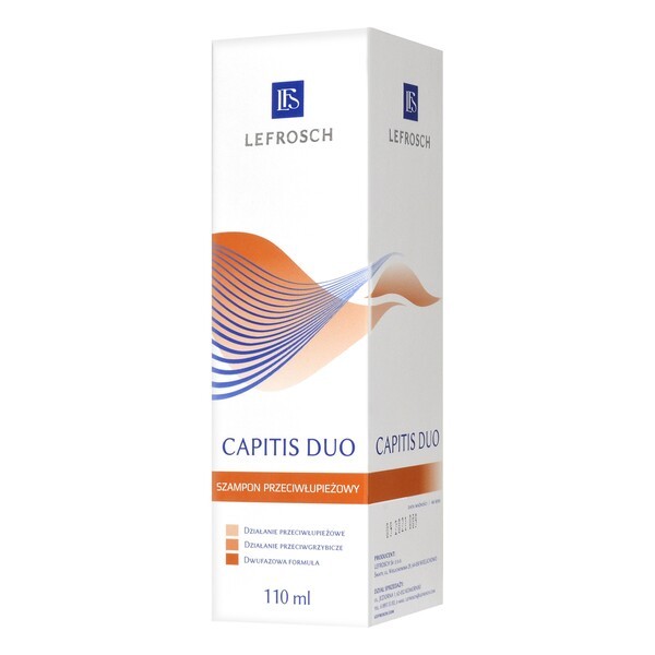 lefrosch capitis duo szampon przeciwłupieżowy 30saszetek x 5ml