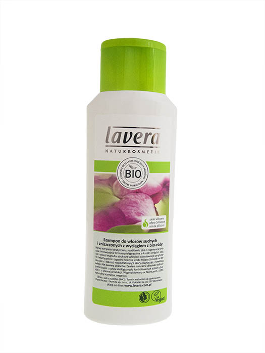 lavera szampon odbudowujący z bio-różą